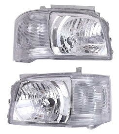 トヨタ 用 ヘッドライト 左右セット レべライザー 付 ハイエース レジアスエース 200系 1型 2型 H4 ライト ランプ 純正 タイプ 社外品 カスタム パーツ