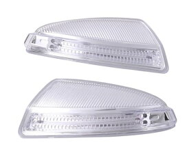 ドアミラー ウインカー ライト クリアーレンズ 左右セット ベンツ Cクラス W204 S204 前期 C180 C200 C250 C300 C350 C63 2048200821 等 純正 交換 社外品