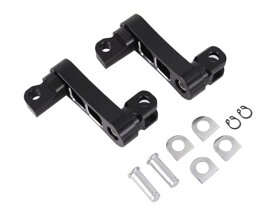 ハーレー 用 スポーツスター XL833 XL1200 ダイナ ソフテイル ツーリング ステップ エクステンション ペグ ブラケット CNC アルミ ブラック シルバー 社外品