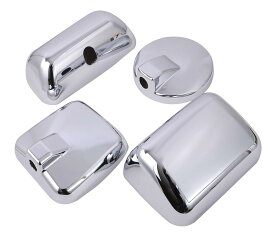 いすゞ 07 フォワード メッキ サイド ドア ミラー カバー セット H19.07～ レンジャープロ エアループ レンジャー トラック 用品 外装 汎用 社外品