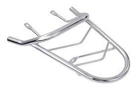 ヤマハ 用 リアキャリア メッキ 4st ビーノ SA26J SA37J YAMAHA バイク 荷台 汎用 社外品 カスタムパーツ