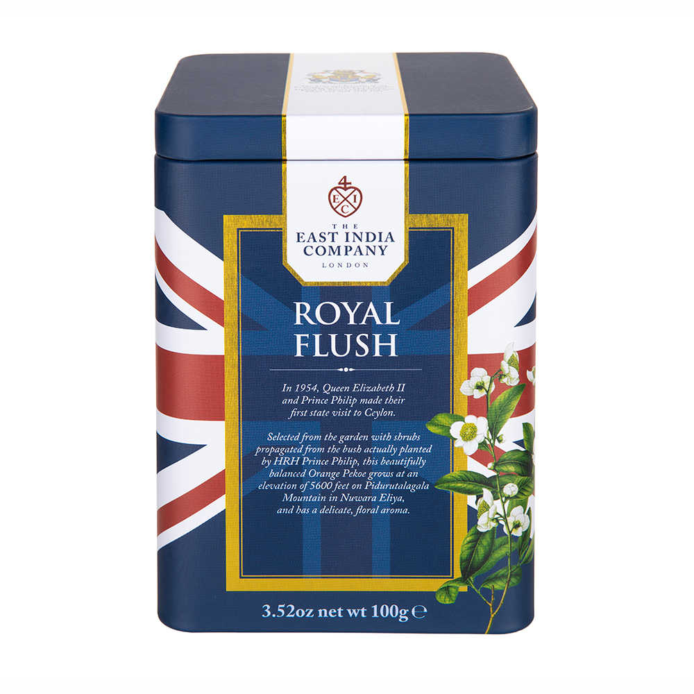 東インド会社　ロイヤル・フラッシュ（缶入り100g） ・ EIC Royal Flush ・英国紅茶・茶葉・リーフティー | インターデック