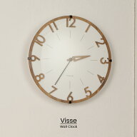 【インターフォルム公式】 掛け時計 フィッセ Visse | 壁掛け時計 時計 おしゃれ かわいい 電波時計 電波…