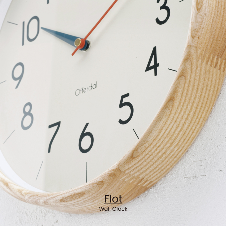 楽天市場】【インターフォルム公式】 掛け時計 フロット Flot | 壁掛け