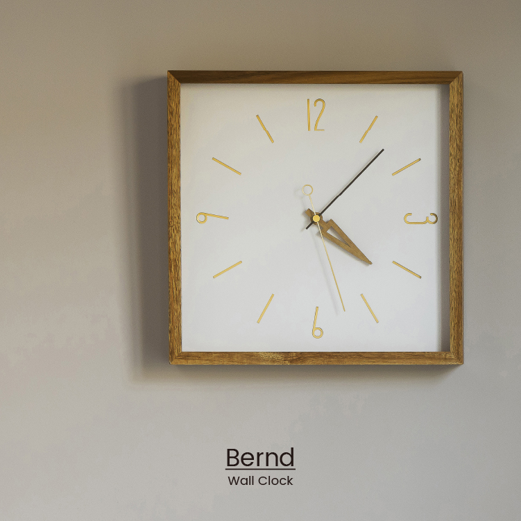 楽天市場】【インターフォルム公式】 掛け時計 ベルント Bernd