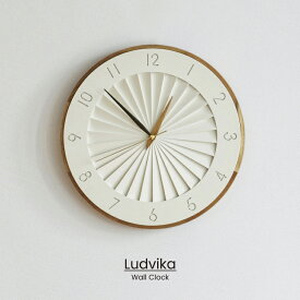 【インターフォルム公式】 掛け時計 ルドヴィーカ Ludvika | 壁掛け時計 時計 おしゃれ かわいい スイープ 静か 無音 壁時計 ウォールクロック 北欧 シンプル モダン 海外インテリア リビング ダイニング 一人暮らし インテリア ギフト お祝い ナチュラル