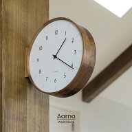 【インターフォルム公式】 両面時計 アールノ Aarno | 壁掛け時計 掛け時計 ダブルフェイス 両面 時計 お…