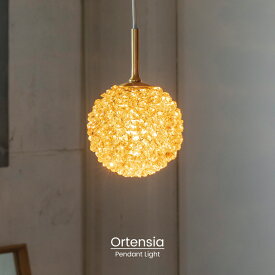 【インターフォルム公式】 ペンダントライト オルテンシア Ortensia | 照明 シャンデリア おしゃれ ペンダント 1灯 照明器具 クリスタルガラス LED 北欧 ゴージャス ラグジュアリー モダン リビング ダイニング トイレ 玄関 キッチン 海外インテリア かわいい