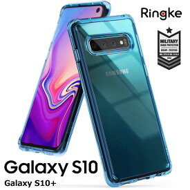 【SALE 最大30%OFF & 最短即日発送】Ringke Galaxy S10 ケース 耐衝撃 クリア galaxy s10+ ケース 透明 指紋 認証 クリアケース SCV41 SC-03L SC-04L SCV42 SC-01M SCV45 ワイヤレス 充電 対応 ストラップホール 米軍 軽量 オシャレ スマホケース [Fusion]