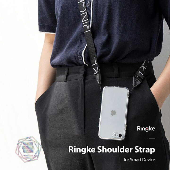 楽天市場 タイムセールクーポン スマホ ストラップ ハンドストラップ ショルダーストラップ 落下防止 バッグ カメラ 肩掛け リストストラップ アウトドア おしゃれ かわいい かっこいい アクセサリー ファッション Ringke Design Strap Ringke
