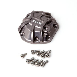 3D Machined Differential Cover (Titanium Gray) for R1 Axle GM30013 ���W�R���p�[�c ���W�R���J�[ �X�y�A �I�v�V���� �J�X�^�� ���i �I���W�i�� �I�t���[�h �N���[���[ ���b�N�o�M�[ 05P01May16