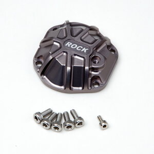 3D Machined Differential Cover (Titanium Gray) for GS01 Axle GM30014 ���W�R���p�[�c ���W�R���J�[ �X�y�A �I�v�V���� �J�X�^�� ���i �I���W�i�� �I�t���[�h �N���[���[ ���b�N�o�M�[ 05P01May16