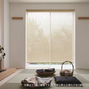 タチカワブラインド ロールスクリーン ロールカーテン ラルク 防炎 すだれ調 パーユ RS1653〜1654 幅80.5〜120cmX丈251〜300cmまで(シールドなし)