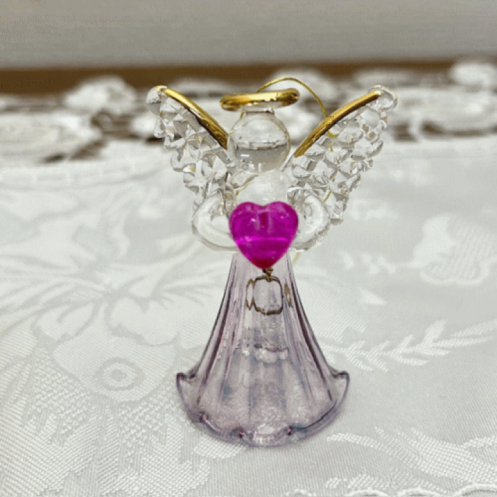 楽天市場】ガラスのミニエンジェルベル ガラス エンジェル 天使 ベル