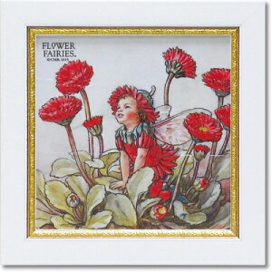 フラワー フェアリーズ ミニゲル アート フレーム「ダブルデイジー フェアリー」シシリー メアリー パーカー(イギリス女性作家) 妖精 フェアリー フラワー バラ ローズ 薔薇 壁掛け 卓上