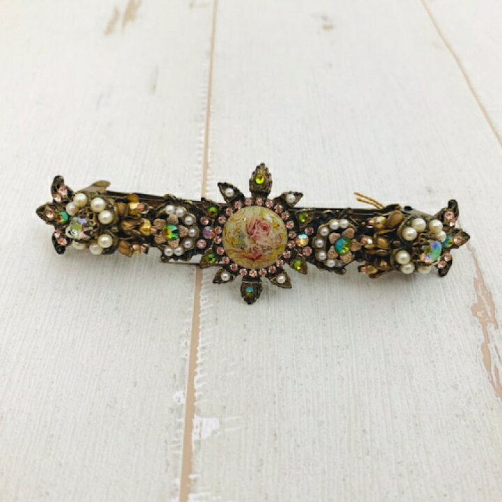 楽天市場】ミハエルネグリンバレッタMichal Negrin 髪留め 薔薇 ローズ 