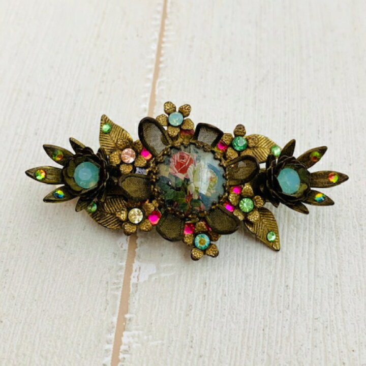 楽天市場】ミハエルネグリンバレッタMichal Negrin 髪留め 薔薇 ローズ 