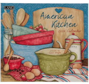 2026Nx@OАJ_[/AJLb`yLANG OЁz AMERICAN KITCHEN J_[ Susan Winget Jg[ 340×610mm AJ_[ CeA 2026 Calendar ߘa8N 