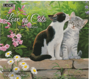 2026Nx@OАJ_[/uIuLbcyLANG OЁz LOVE OF CATS LJ_[ Persis Clayton Weirs Jg[ ˂ 340×610mm AJ_[ CeA 2026 Calendar ߘa8N 