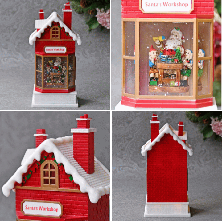 楽天市場】リキッド LED サンタ ハウスクリスマス クリスマスツリー