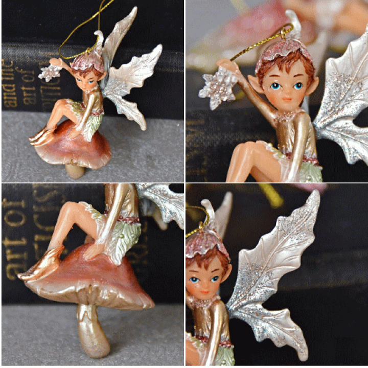 楽天市場】ピンクフェアリーオーナメントクリスマス オーナメント 妖精