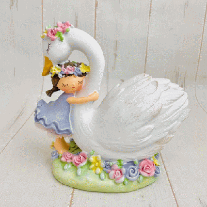 楽天市場】ガール＆スワン グリーン白鳥 スワン チュチュ バレエ