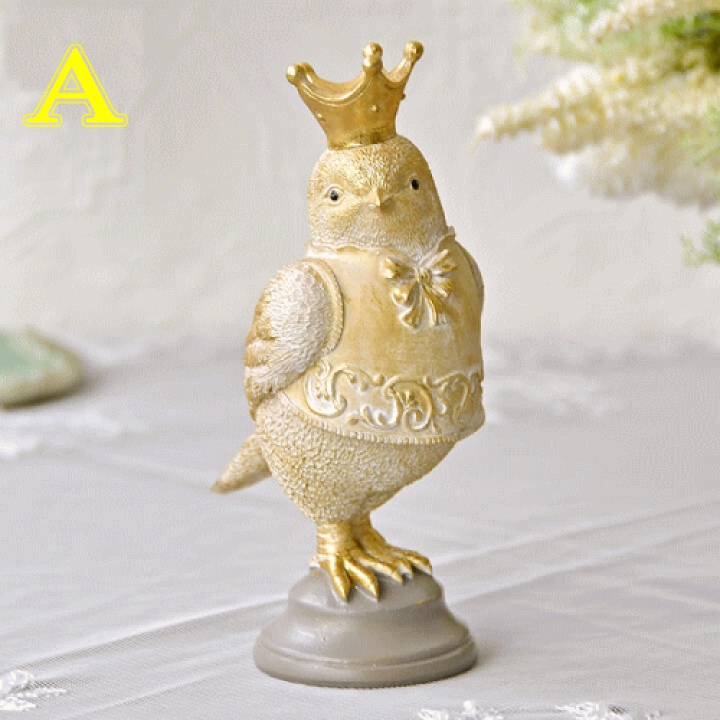 楽天市場】クラウン バード オブジェ王冠 鳥 シャビーシック