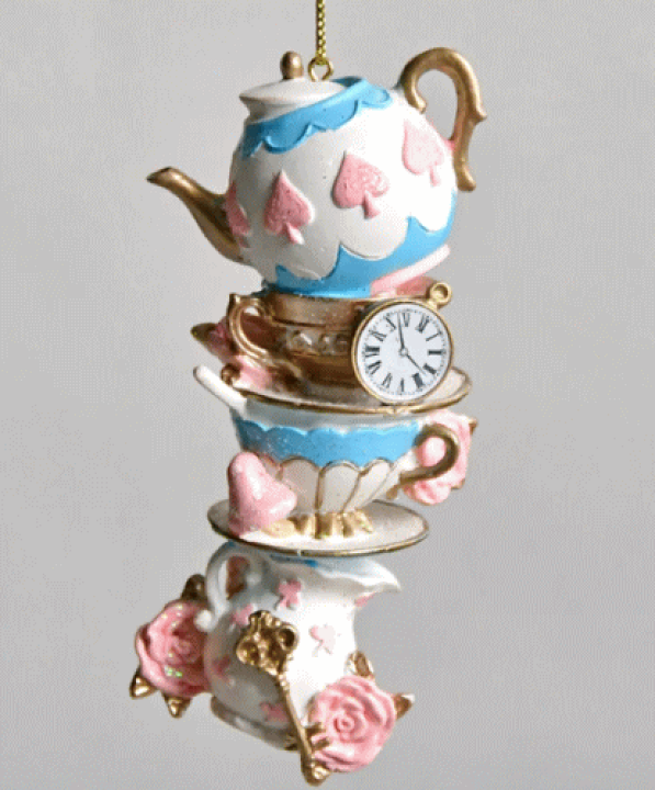 楽天市場】ワンダーランド ティーカップ オーナメントツリーオブジェ