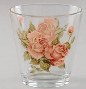 人気の耐熱ガラス製 洋食器 ティーカップ薔薇花柄雑貨 キッチン/食器 人気の耐熱ガラス製 洋食器 ティーカップ薔薇花柄雑貨
