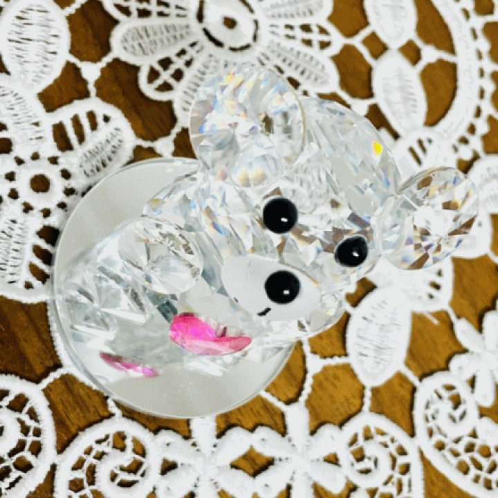 楽天市場】クリスタルベアクリスタル オーナメント オブジェ