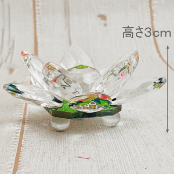 楽天市場 オーロラクリスタルロータスss風水 開運 運気 アップ 浄化 クリスタル ロータス 蓮の花 置物 オブジェ インテリア 薔薇と天使のインテリアクサカベ