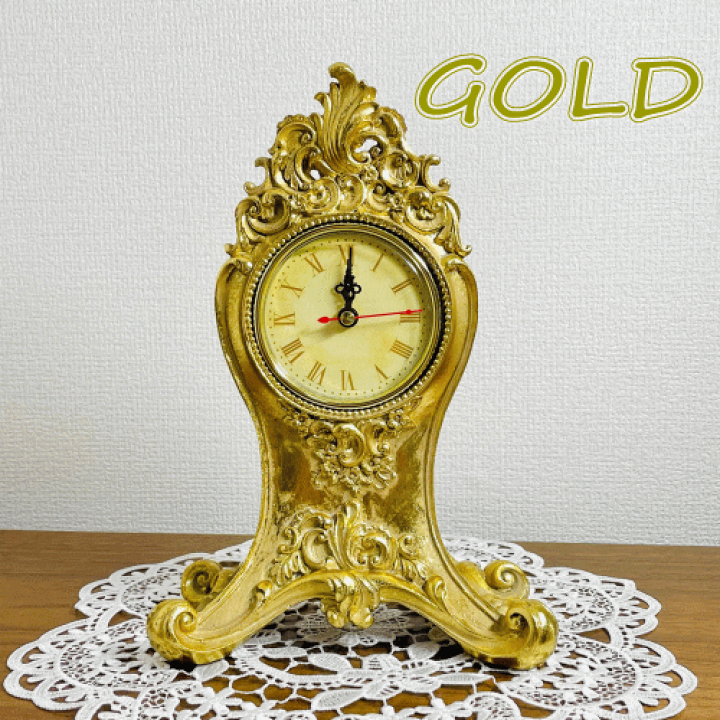 Anteq S クラシック ゴールド 置時計 Anteq S クラシック ゴールド 置時計