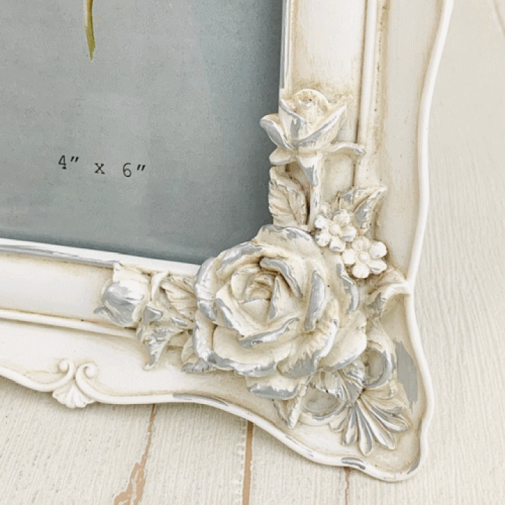 楽天市場】フレンチシルバーローズフォトフレームフォトフレーム 写真
