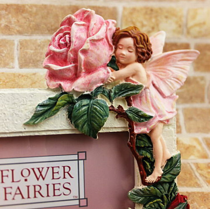 楽天市場】フラワーフェアリーズ ハンドペイントフォトフレームローズ  