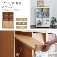 6BOXシリーズフラップ2枚扉オープン