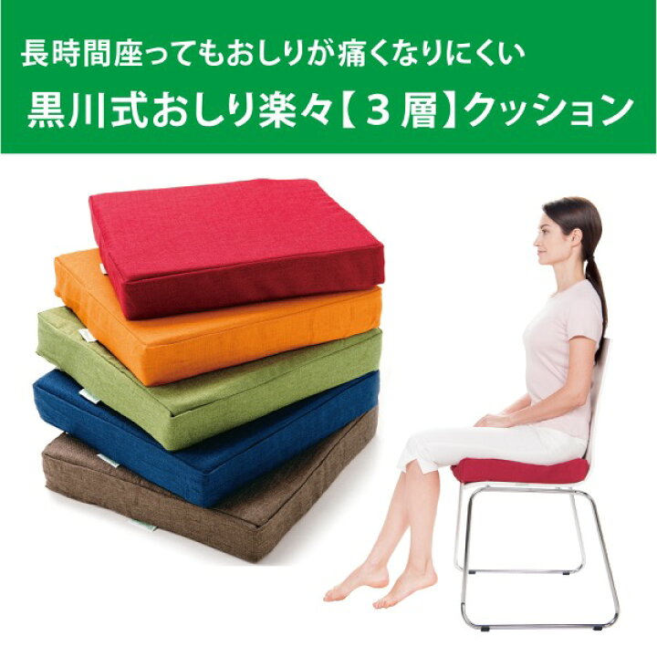 楽天市場】日本製 座布団 黒川式 エネタン クッション 椅子 いす 椅子 