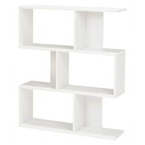 3段オープンラック RCC-1602 幅90×奥行28×高さ105cm ワイドタイプ ディスプレイラック 壁面収納 可動棚 ウォールシェルフ ラック パーテーション 玄関収納 本棚 マガジンラック A4サイズ対応 観