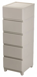 デコニーシーヴォ 3段 5段 DECONY CEVO 壁付タイプ 幅34cm 奥行き41.5cm 収納ボックス ホコリが入りにくい 日本製 大容量 プラスチック 衣装ケース 箪笥 収納 ラック ホワイト 国産 シンプル ボック