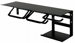 Abel アベル ペーパーホルダー アイアン ストックタイプ 1連 2連 棚付き シングル ダブル トイレットペーパーホルダーカバー 鉄製 マット仕上げ DIY 日曜大工 リフォーム 鉄 ブラック トイレ収