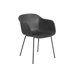 muuto [g FIBER ARM CHAIR TUBE BASE t@Co[A[`FA `[ux[X Black/Black ubN/ubN Iskos Berlin CXRX x kƋ _CjO`FA 58968