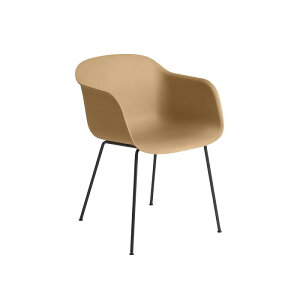 muuto [g FIBER ARM CHAIR TUBE BASE t@Co[A[`FA `[ux[X Ochre/Black I[N/ubN Iskos Berlin CXRX x kƋ _CjO`FA 58971