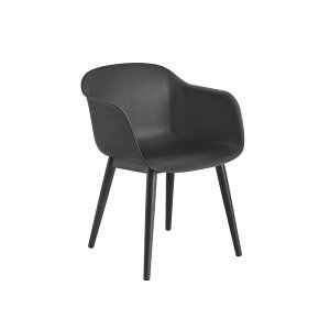 muuto [g FIBER ARM CHAIR WOOD BASE t@Co[A[`FA Ebhx[X Black/Black ubN/ubN Iskos Berlin CXRX x kƋ _CjO`FA 58957