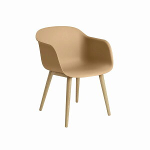 muuto [g FIBER ARM CHAIR WOOD BASE t@Co[A[`FA Ebhx[X Ochre/Oak I[N/I[N Iskos Berlin CXRX x kƋ _CjO`FA 58960