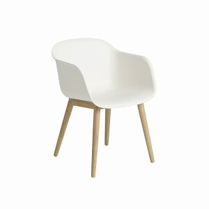 muuto [g FIBER ARM CHAIR WOOD BASE t@Co[A[`FA Ebhx[X Natural White/Oak i`zCg/I[N Iskos Berlin CXRX x kƋ _CjO`FA 58961