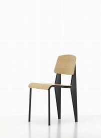 【正規品】Vitra ヴィトラ Standard Chair スタンダードチェア Jean Prouve ジャン・プルーヴェ W42×D49×H81.5(SH46.5)cm スチールレッグ ダイニングチェア 210 435 10