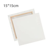 楽天ランキング入賞★キャンバス 15x15cm 1/3/5/6/15枚セット 木製フレーム 綿化繊混紡 キャンバスボード…