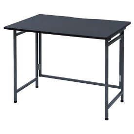 デスク 折りたたみ パソコンデスク コンパクト アジャスター付 完成品 幅90×奥行60×高さ70cm PCデスク 机 ブラウン/ブラウン