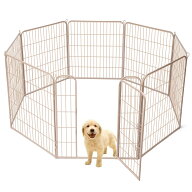 ペットサークル 犬 ペットフェンス サークルケージ ドア付き ダブルロック 小型犬用 中型犬用 折りたたみ…
