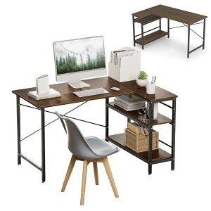 L���^ �p�\�R���f�X�N ��130cmx���s90cm���E����ւ��\ ��̌^�̃��b�N�t�� DEWEL �Q�[�~���O�f�X�N �R�[�i�[�f�X�N �� PC�f�X�N �t�B