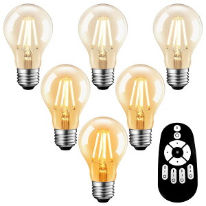 UEWIT LED�d�� 6�Z�b�g �t�B�������g�d�� 6W�i60W�`�����j 806LM E26���� �����R���t�� �{�[���d�� �����S�����^�C�v ���P�x led�Ɩ�